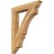 Ekena Millwork Balboa Traditional Rough Sawn Bracket, Western Red Cedar, 4"W x 26"D x 34"H BKT04X26X34BOA01RWR - alternate 1